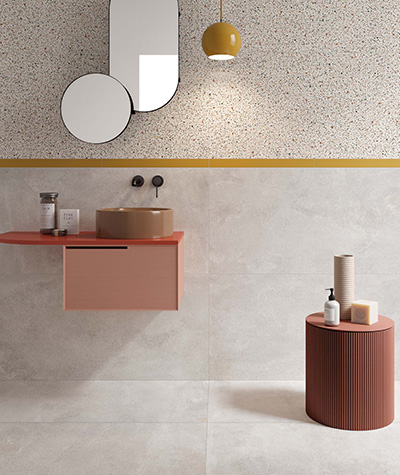 Carrelage salle de bain et cuisine durable