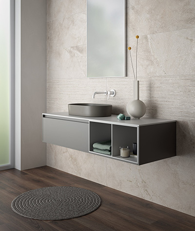 Meuble salle de bain chez Eden Carrelages
